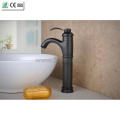 Robinet de lavabo de pont en laiton noir Bibcock Orb (Q14604HB)